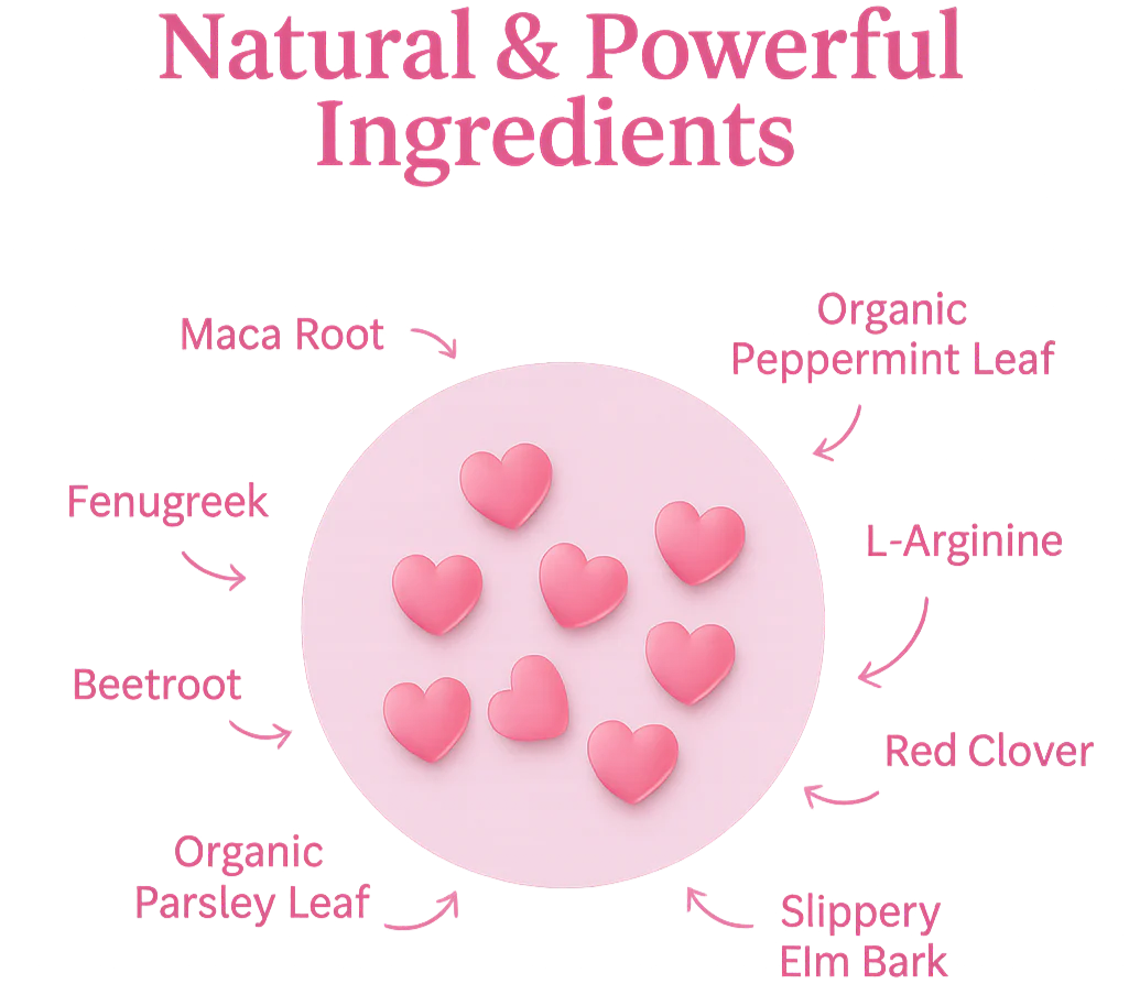 8 natural ingredients in NurriCare